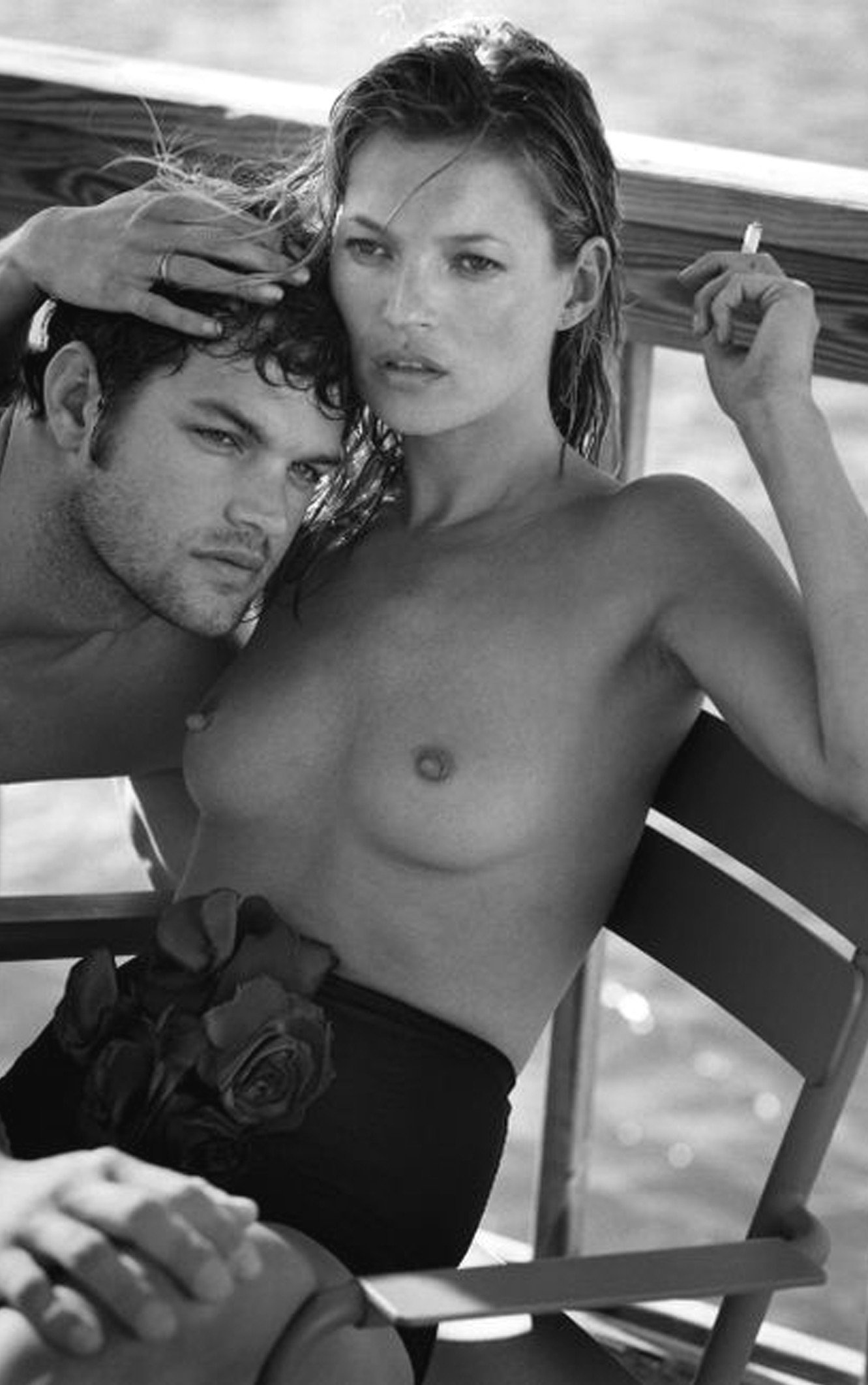 Kate Moss Factor Panty, edited in W by Bruce Weber