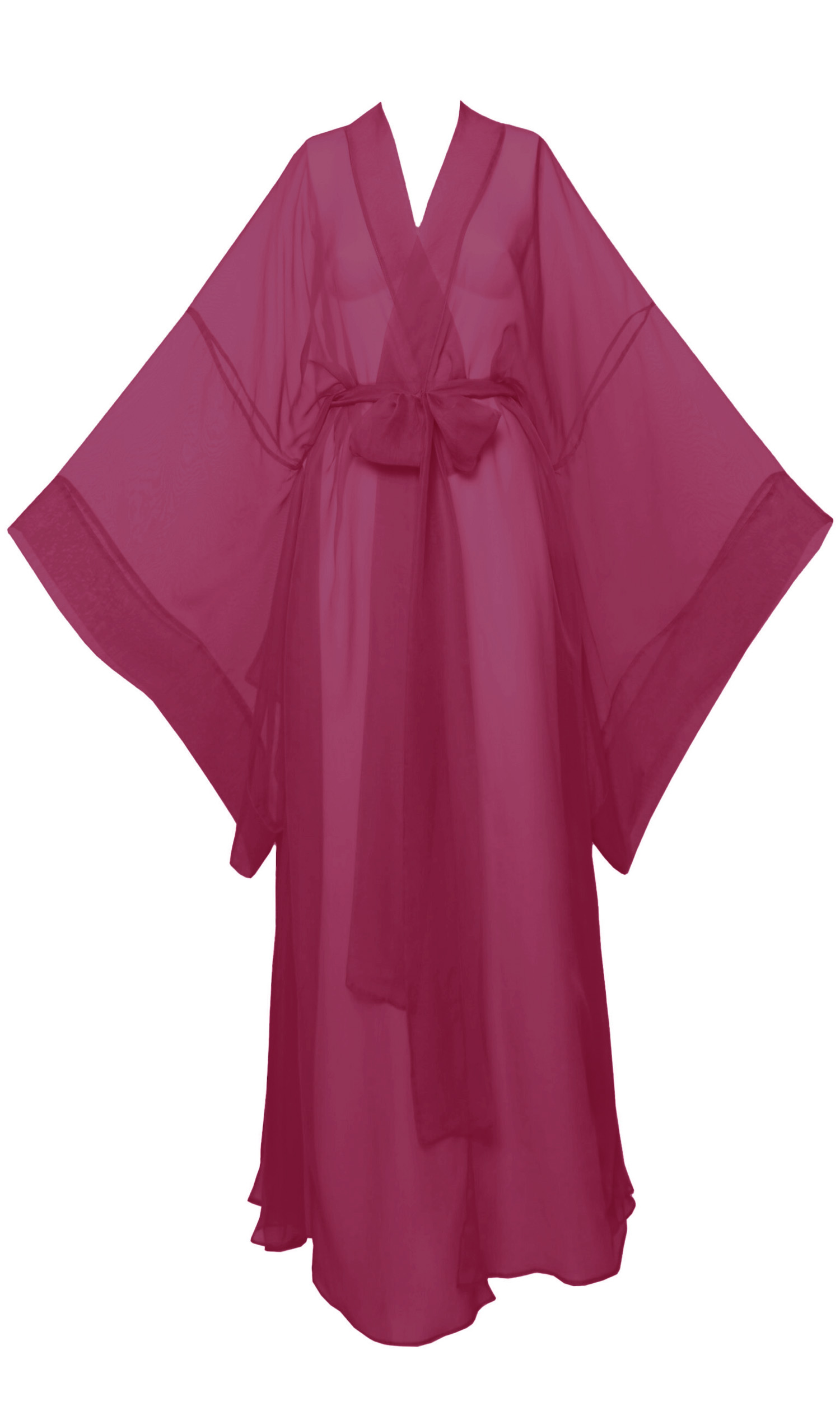 robe viola maniche front