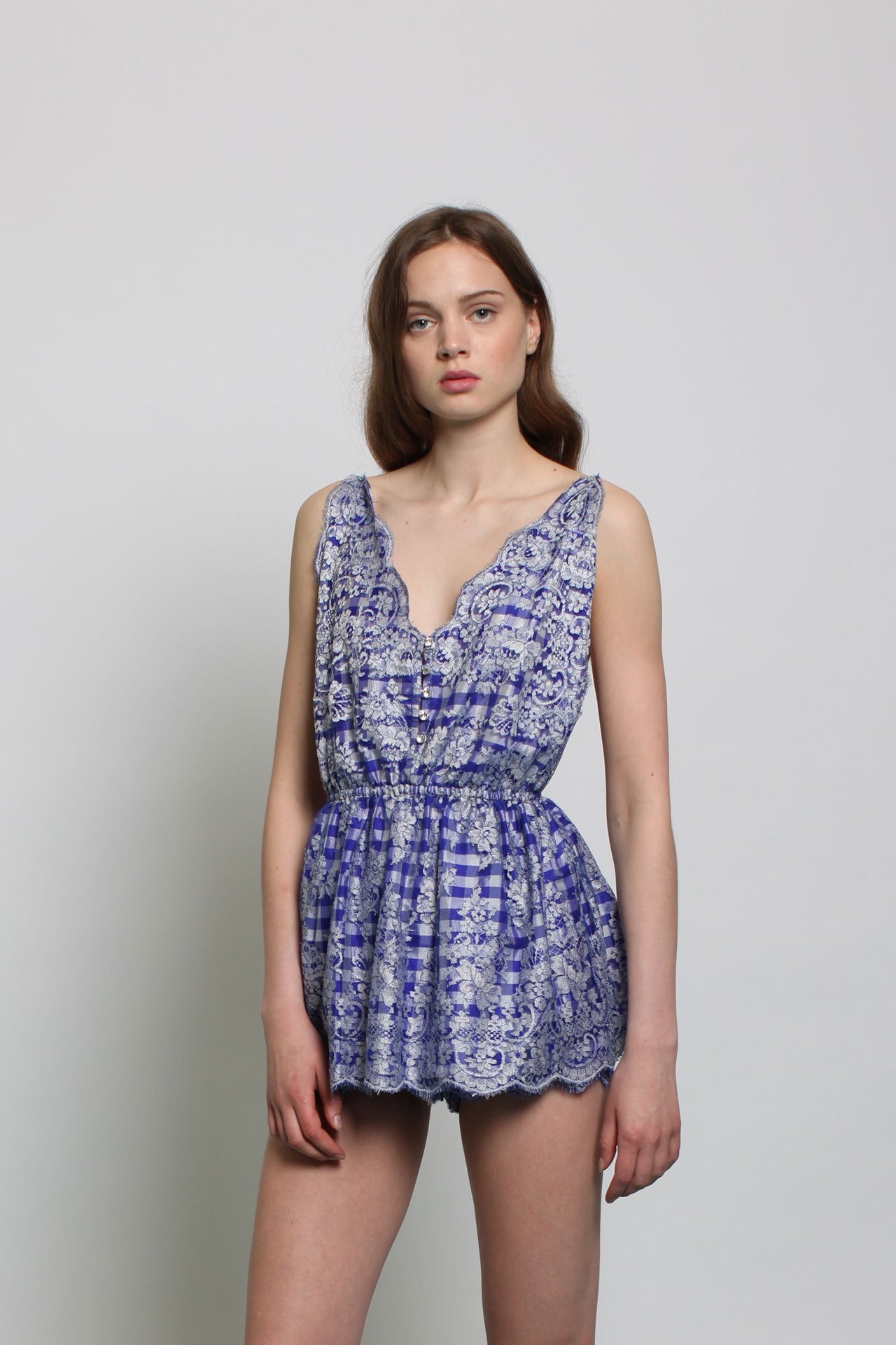 Johnny Be Good Blue Top