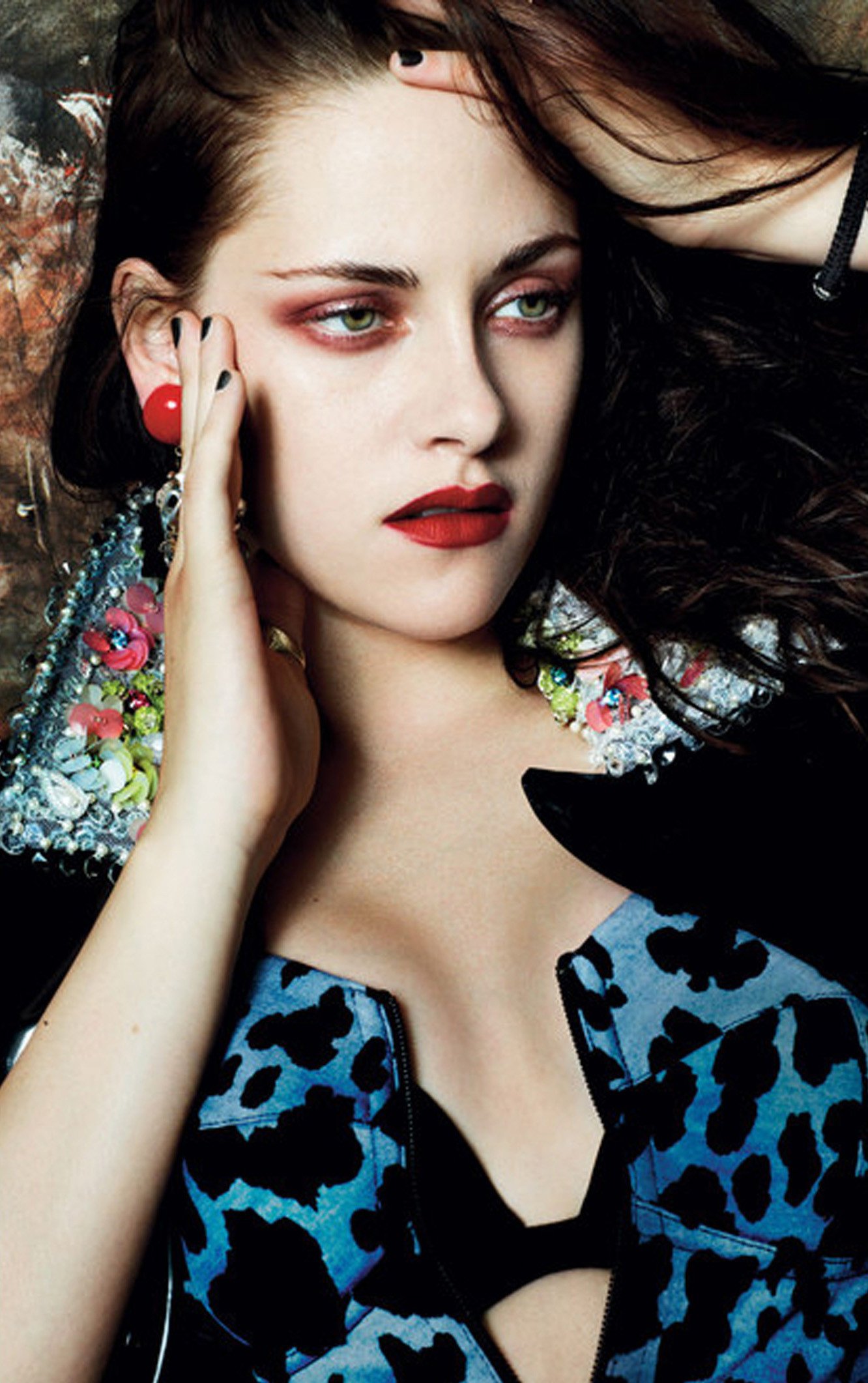 Kristen Stewart Body, edited in Vogue by Mario Testino