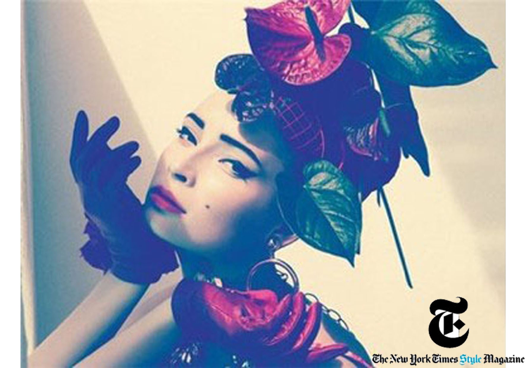 The Lady in The Tutti Frutti Hat