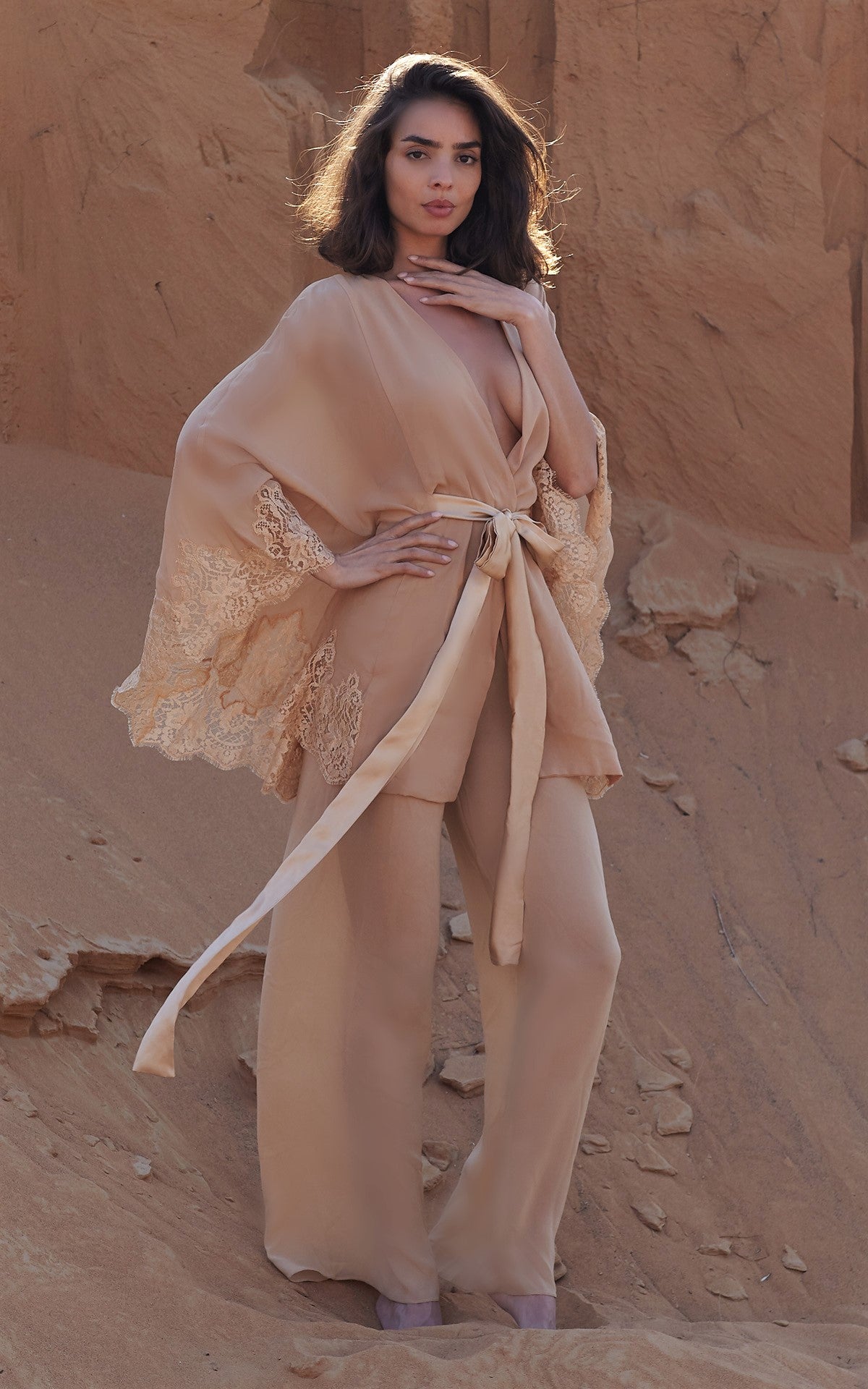 ROSAMOSARIO_A-princess-called-Meera_Nudita-ricca_Chiffon-long-sleeves-top_pant_Nude_2