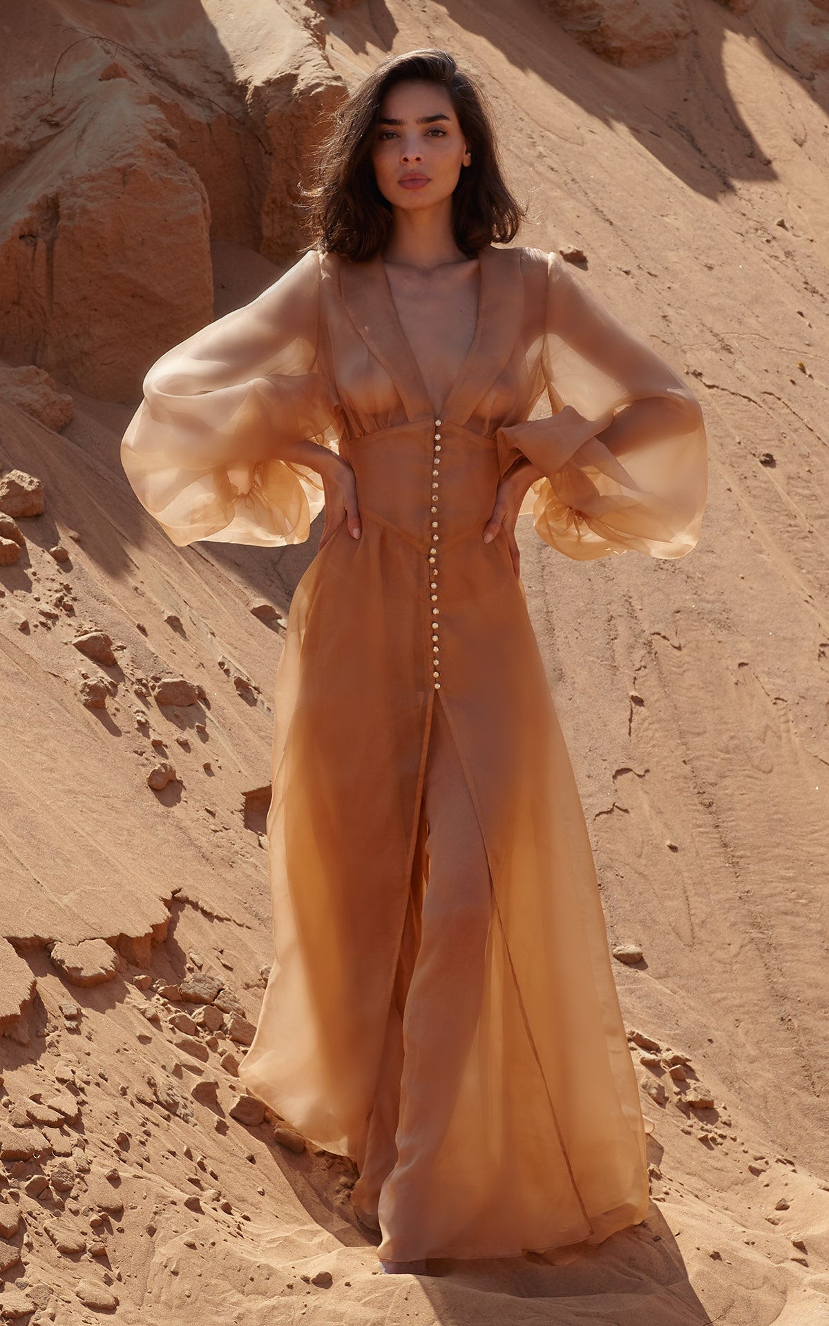 ROSAMOSARIO_A-princess-called-Meera_Nudita-ricca_Organza-dress_Nude_1