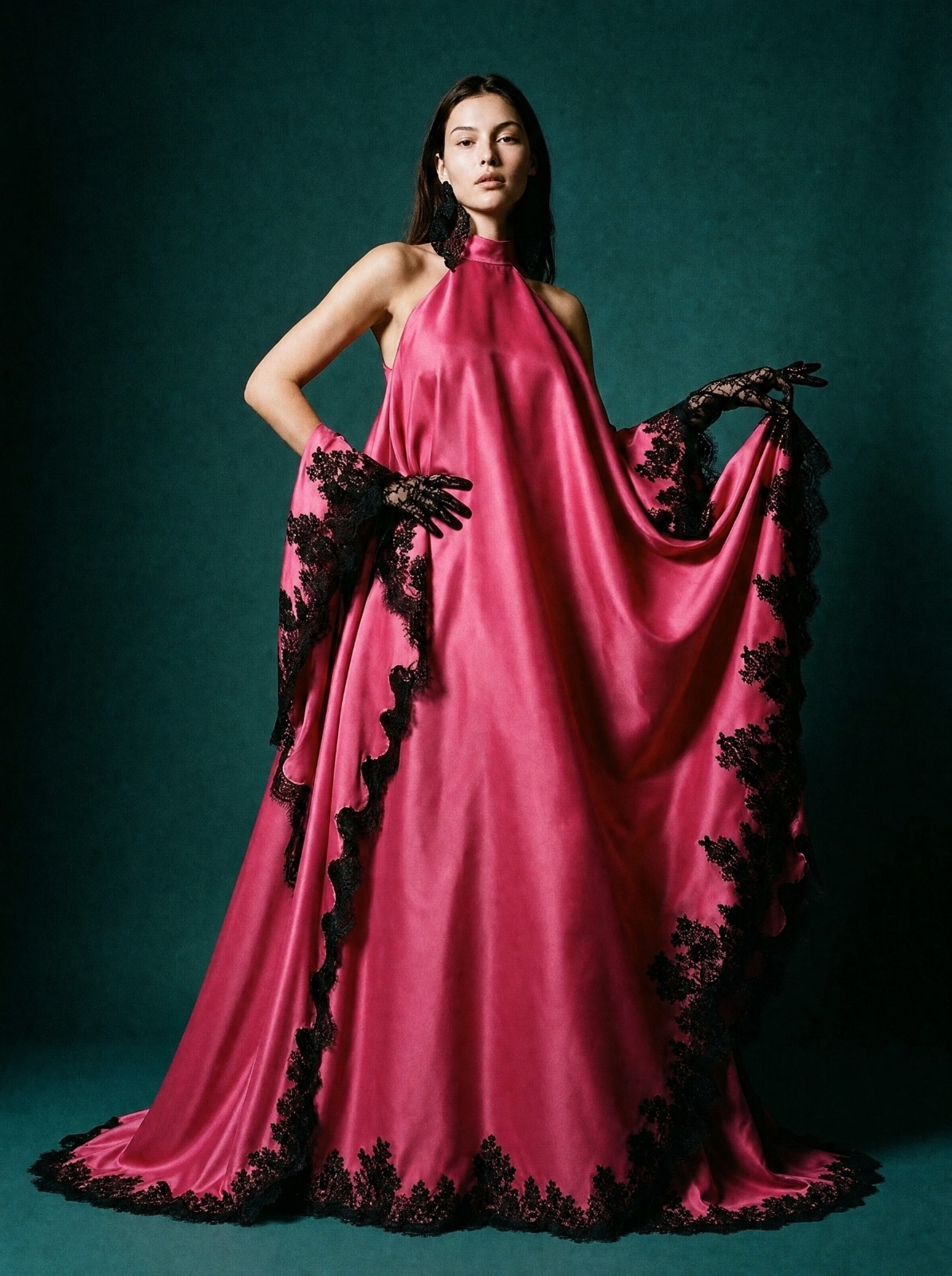rosamosario-mille-e-una-notte-couture-kaftan-fuchsia-front