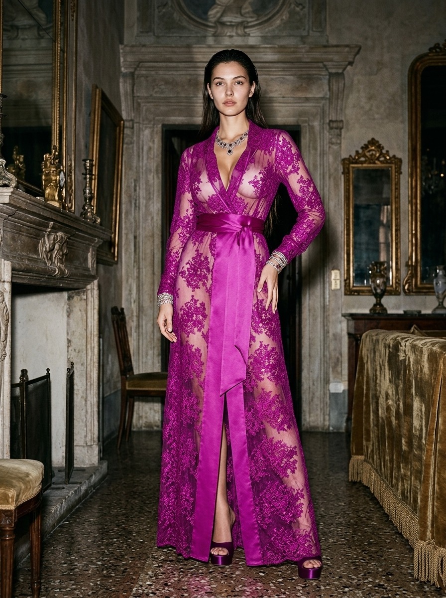 rosamosario-belong-to-me-long-robe-fuchsia-front4